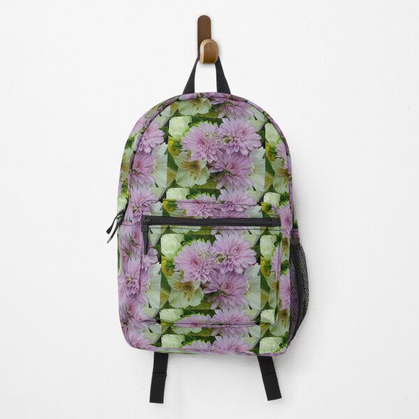 Item preview, PASTEL GREEN AND VIOLET FLORAL designed and sold by Elaine Bawden.