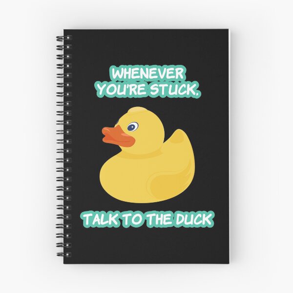 Item preview, Funny Programmer Talk To The Duck design designed and sold by jakehughes2015.
