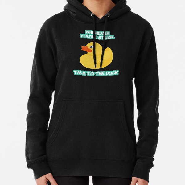 Item preview, Funny Programmer Talk To The Duck design designed and sold by jakehughes2015.
