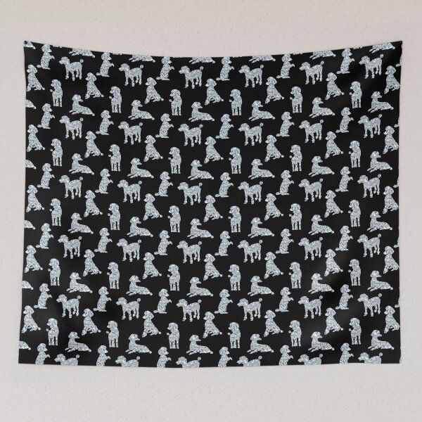 Item preview, Diamond Poodles on Black designed and sold by StardustMyHeart.