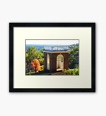 Jefferson's Windsor in Monticello's Garden Framed Print
