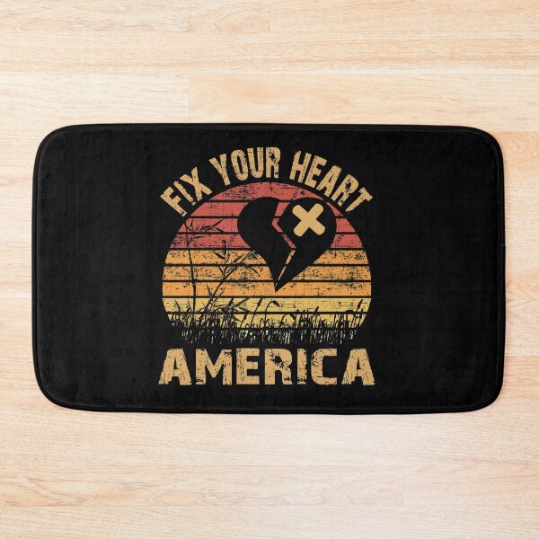 Item preview, Fix Your Heart America Retro Vintage T Shirt designed and sold by AnimaLovers.