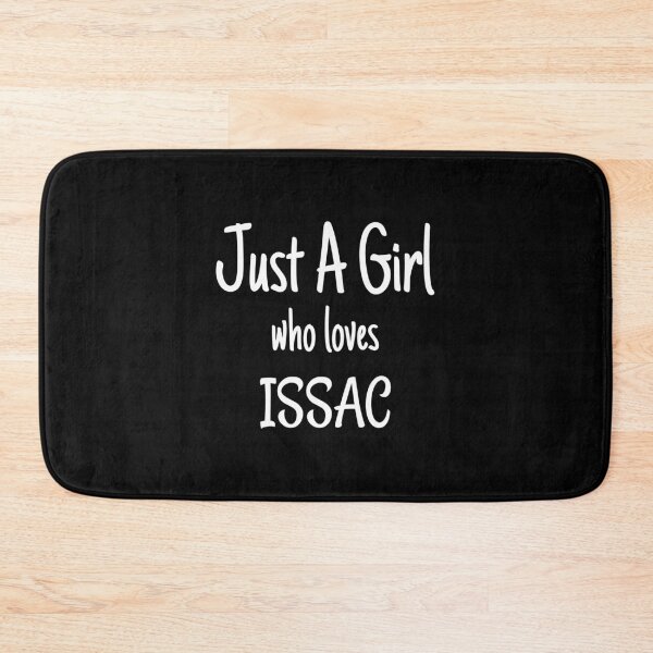 Item preview, Funny Just A Girl Who Loves Issac design designed and sold by jakehughes2015.