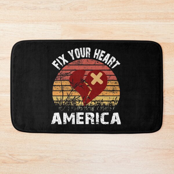 Item preview, Fix Your Heart America Retro Vintage TShirt designed and sold by AnimaLovers.