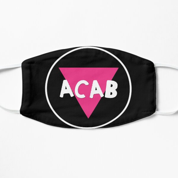 queers hate cops | acab Flat Mask