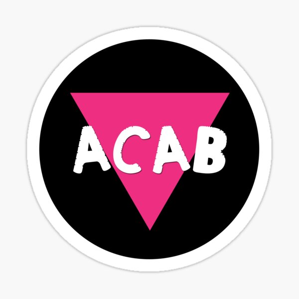 queers hate cops | acab Sticker