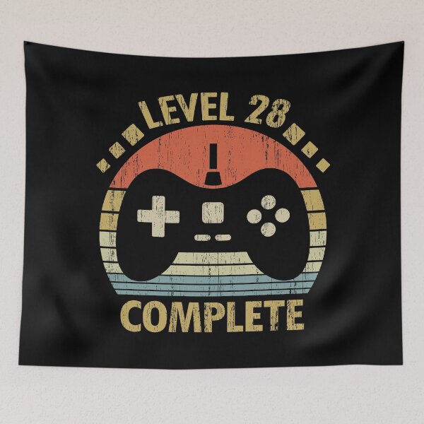 Item preview, 28th Wedding Anniversary Gift - Level 28 Complete Video Gamer designed and sold by nana1099.