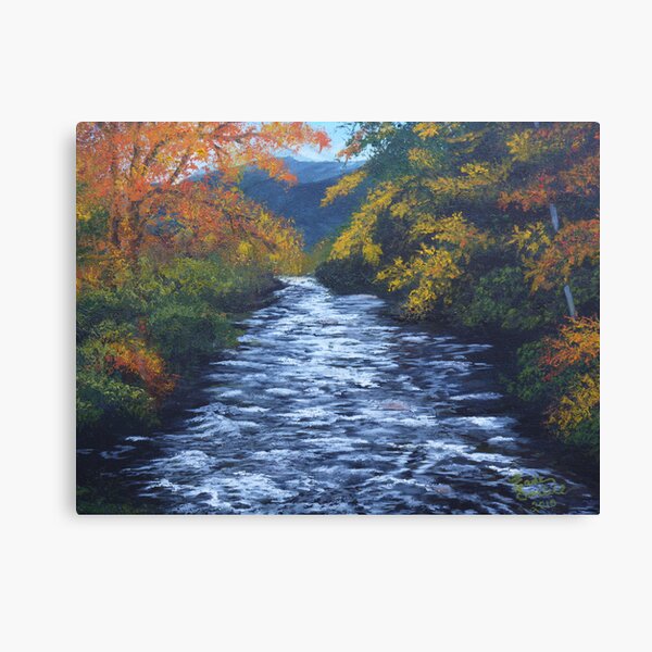 Little River in Townsend, TN Canvas Print