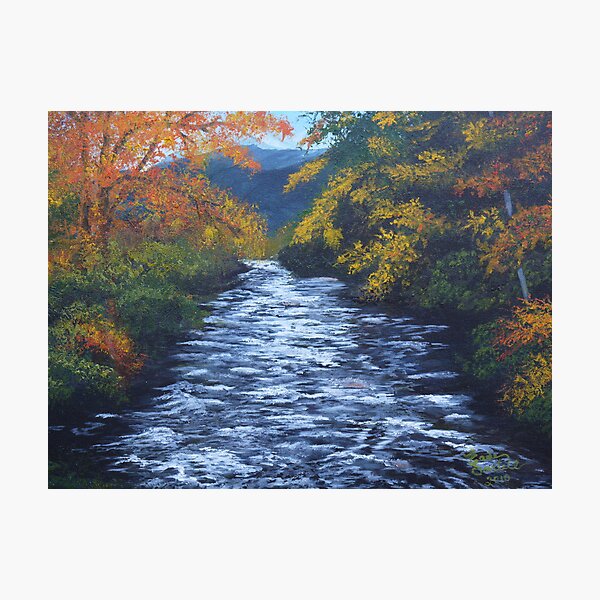 Little River in Townsend, TN Photographic Print