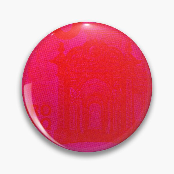 Item preview, Bright Pink and Red European Euro Banknote Bill Cash Coin Currency designed and sold by Plastic Memory Archive.