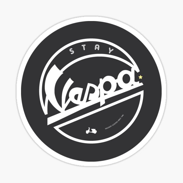 RESTEZ VESPA Sticker