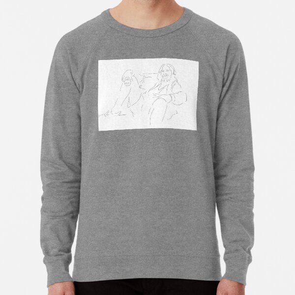 The Dude Inspired Print Lightweight Sweatshirt