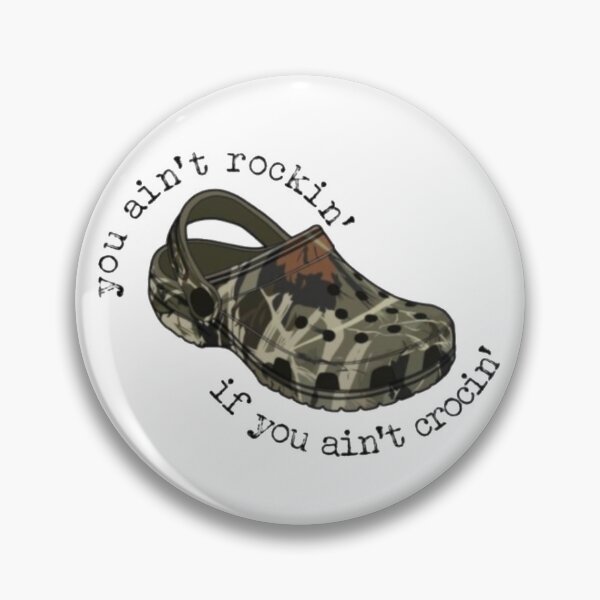 Item preview, camo crocs designed and sold by stickerdesignss.