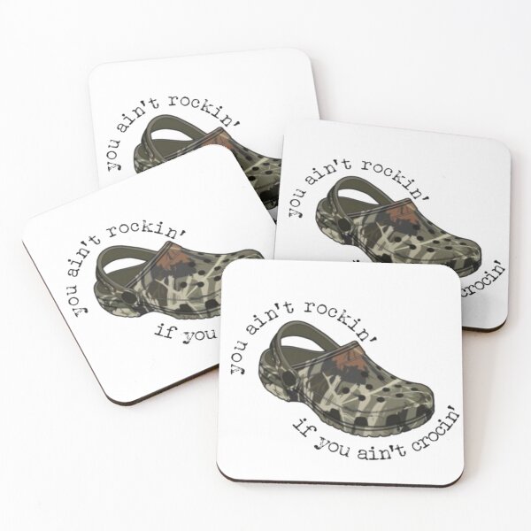 Item preview, camo crocs designed and sold by stickerdesignss.