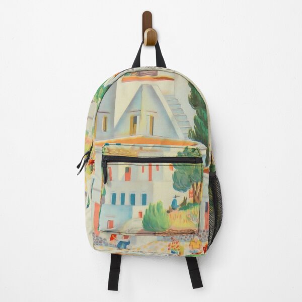Item preview, Ile Androus Grece vintage travel poster designed and sold by stickart-marek.