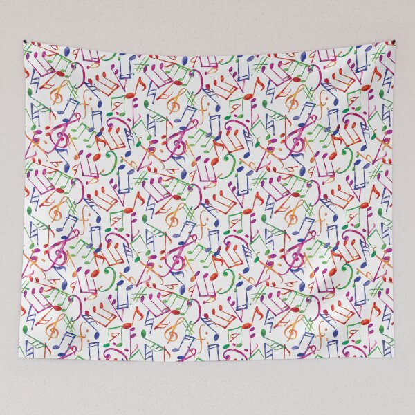 Item preview, Colorful Musical Notes  designed and sold by Murraysworkout.