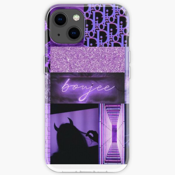 Purple Aesthetic Collage Iphone Case For Sale By Stickersbyhl Redbubble