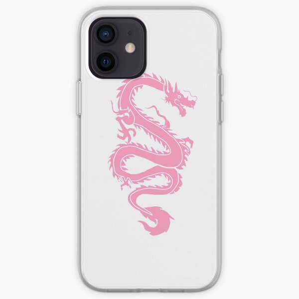 Dragon rose Coque souple iPhone