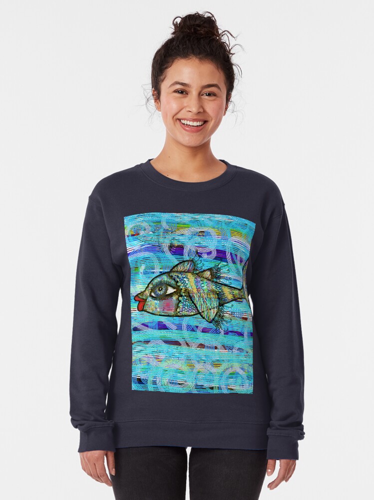 Alternate view of The fish Pullover Sweatshirt