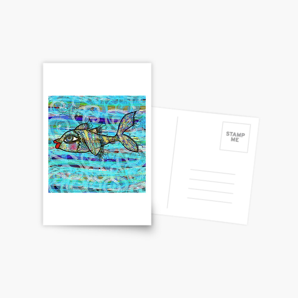 The fish Postcard