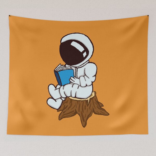 Item preview, Spaceman Lost in a Good Book designed and sold by TaylorBosworth.