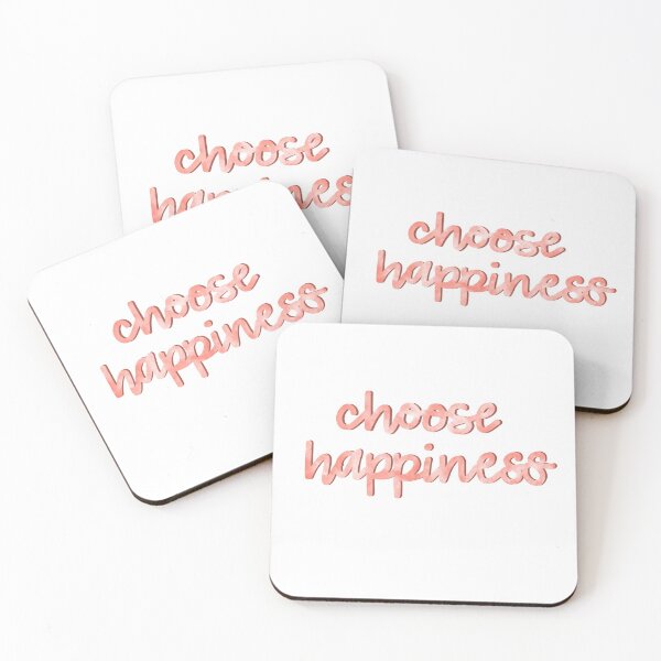 Item preview, Choose happiness quote designed and sold by matchaprintco.