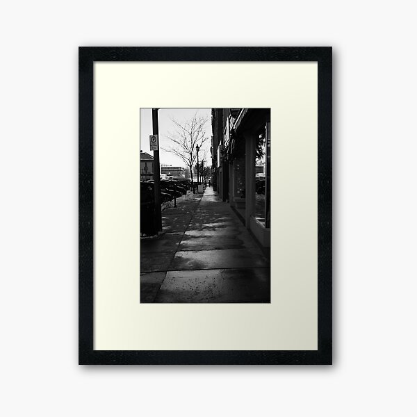 Streets of Stratford Framed Art Print