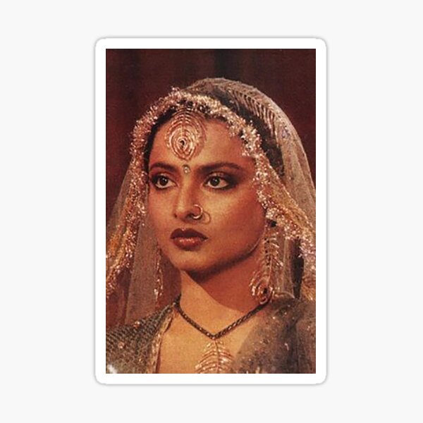 Girl with nose ring Sticker