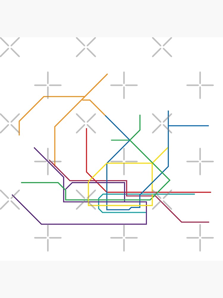Hamburg Rail Map by in-transit