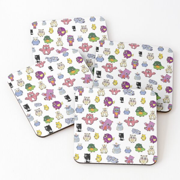 Item preview, Pattern set of owl, doodle character designed and sold by hadkhanong.