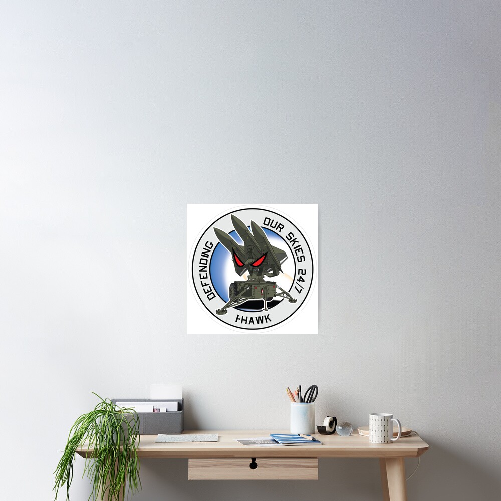 Raytheon I Hawk Boden Luft Raketensystem Poster Von Gubak76 Redbubble