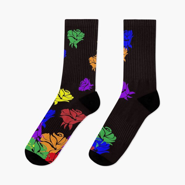 Item preview, Falling colorful roses LGBTQ graphic design designed and sold by JAZTshirt.