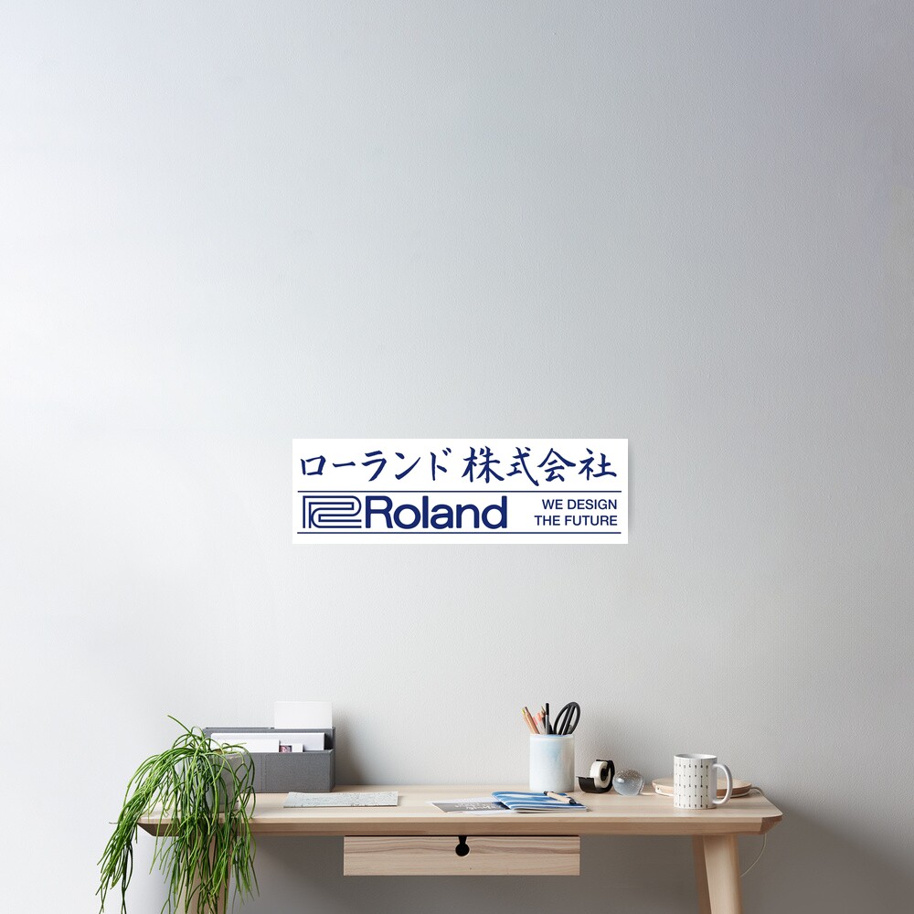 "Roland Logo Japanese" Poster by achiachi Redbubble