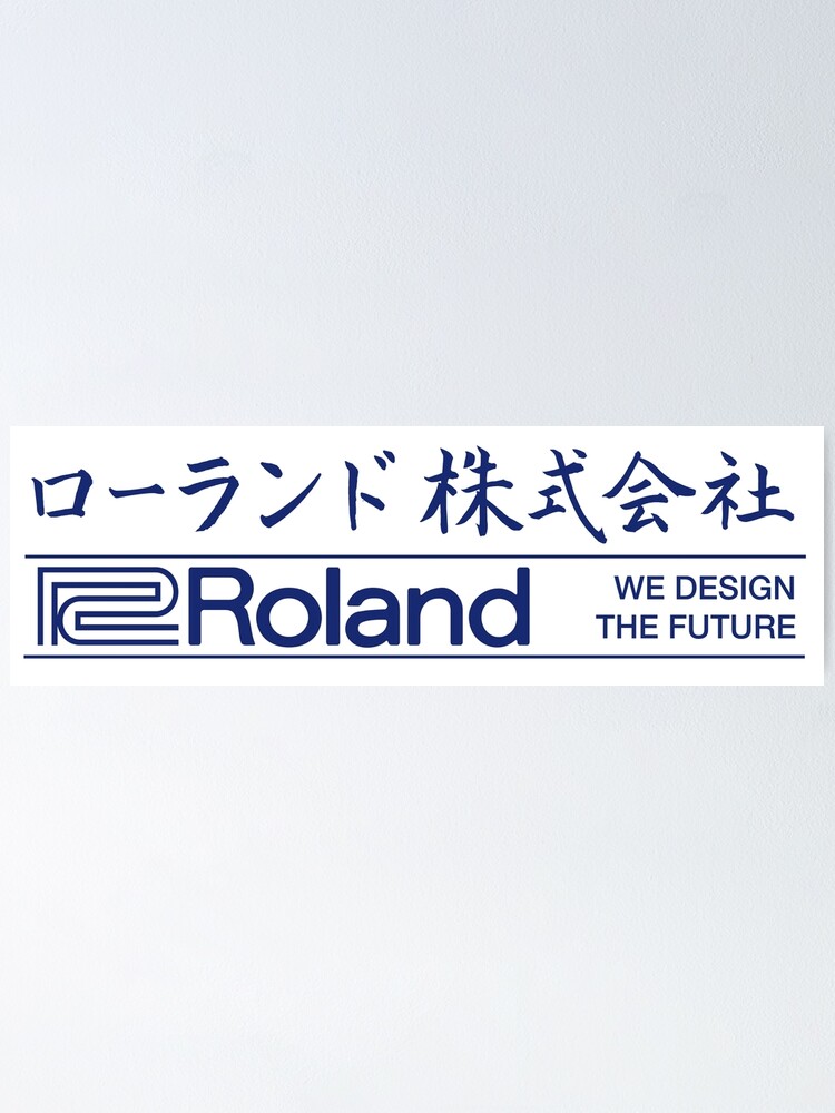 "Roland Logo Japanese" Poster by achiachi Redbubble