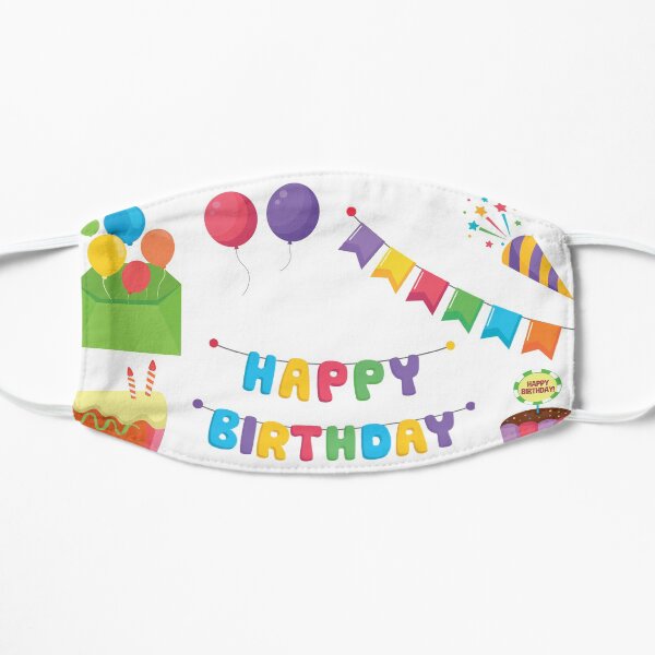 birthday party pack Flat Mask