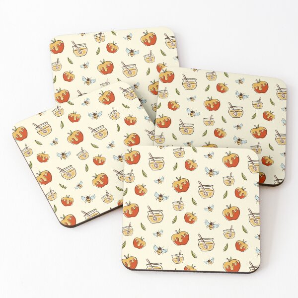 Item preview, Cute Sweet Honey Seamless Pattern designed and sold by ShareYourFaith.