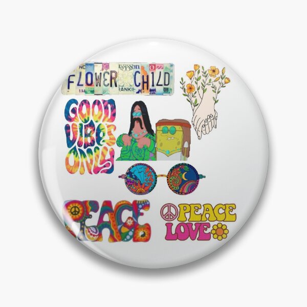 Item preview, hippie collage designed and sold by PascalesStuff.