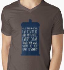 All Of Time And Space Men's V-Neck T-Shirt
