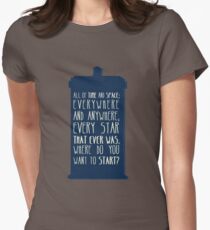 All Of Time And Space Women's Fitted T-Shirt