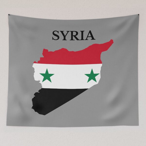Item preview, Syria Flag Map designed and sold by marosharaf.