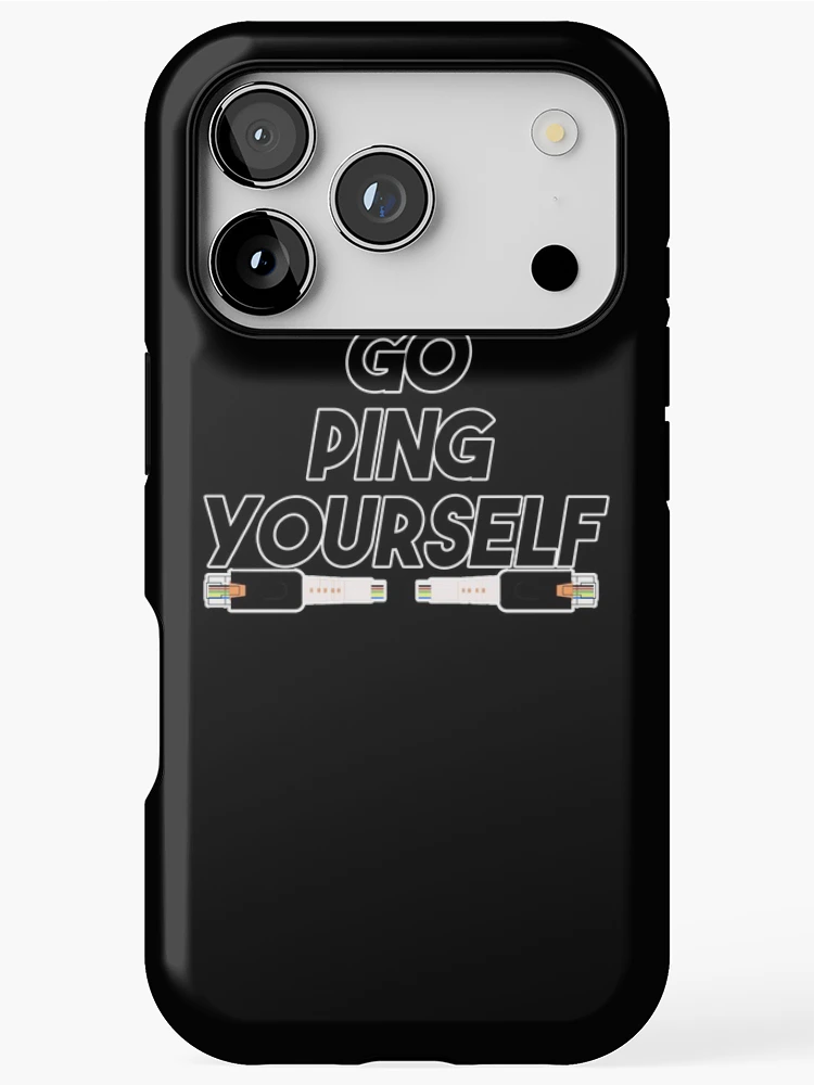 Thumbnail 1 of 4, iPhone Case, Go Ping Yourself - Computer Science designed and sold by Razan4U.