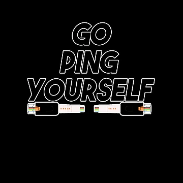 Artwork thumbnail, Go Ping Yourself - Computer Science by Razan4U