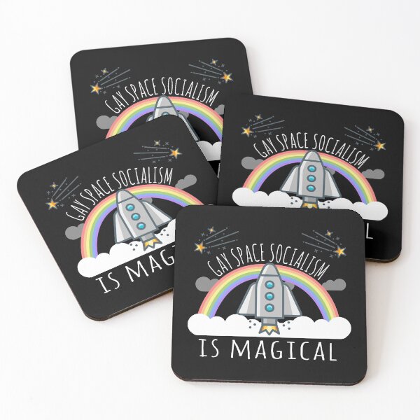 Item preview, Gay Space Socialism Is Magical designed and sold by flippinsg.