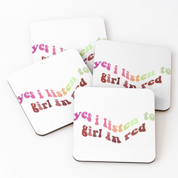 Item preview, yes I listen to girl in red designed and sold by marthaeast.