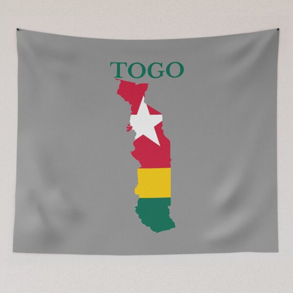 Item preview, Togo Flag Map designed and sold by marosharaf.