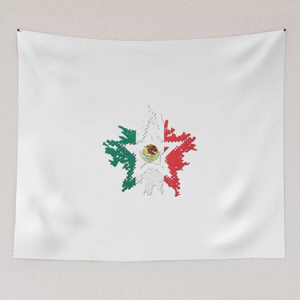 Item preview, Mexico Flag Star designed and sold by zeautees.