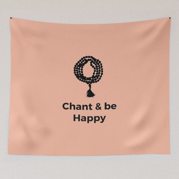 Item preview, Chant and Be Happy Spiritual Yoga Mala designed and sold by shantishirts.