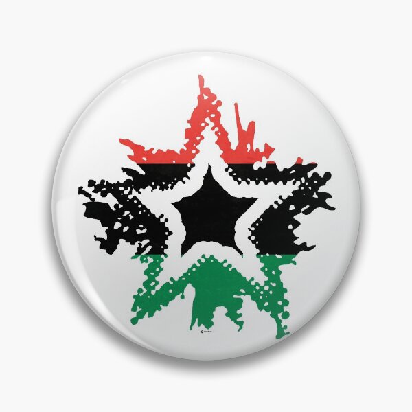 Item preview, Pan-African Flag Star designed and sold by zeautees.