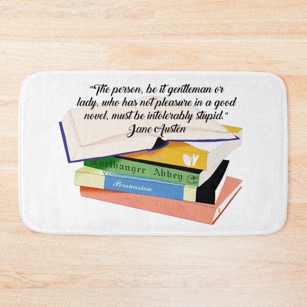 Item preview, Love of Novels Required-Jane Austen Quote designed and sold by HousecatDesigns.