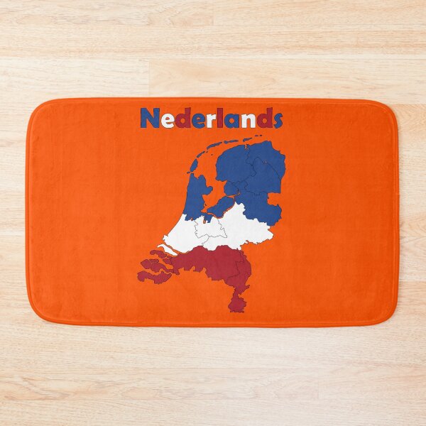 Item preview, Netherlands Map with Flag Colors designed and sold by InVisibleColors.